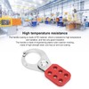 FILFEEL Lockout Hasp, Steel Multiplayer Management Lock, 6 Hole Interlock,