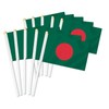 10 PCS Bangladesh Handheld Small Flag, Bangladeshis Hand held Mini
