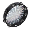 Radiant Tambourine Reflective Clear Crisp Sound Double Row Bell Drum