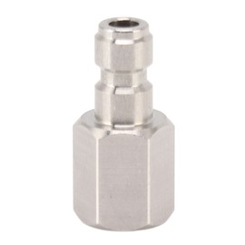 1/8 Inch Bspp Female Thread Fitting 304 Stainless Steel Female Straight Coupling Adapter for CO2 Cylinder Inflatable Attachment
