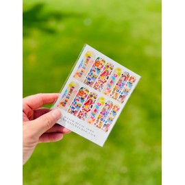 DXH NAIL CO Cute Tropical Mermaid Karol G Nail Decals Water Transfer Nail Wraps Manana Sera Bonita Manicure Accessories Cartoon Nail Art (50MM XL)