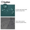 SoulRain 16 Ribs 48" Stick Umbrella Auto Open Solid Color