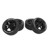 4Pcs 1/10 RC Tires Plastic Rubber Smoothly Surface Strong Cushioning