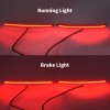 YHMTIVTU Red LED Fender Blades Brake Running Tail Light Fit