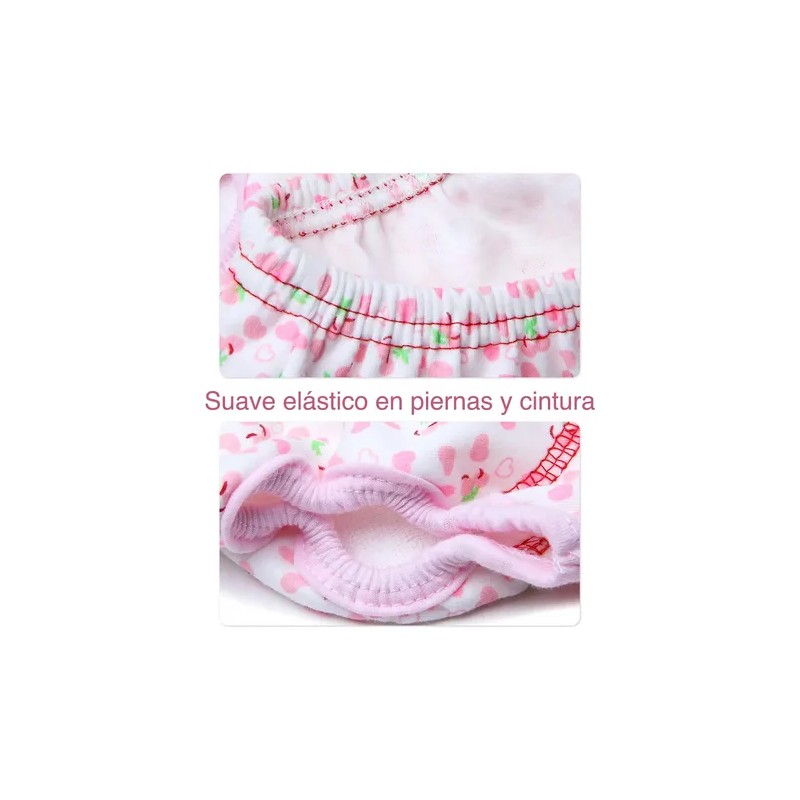 6pcs Pañales Calzones Entrenadores Reutilizables Ecológico
