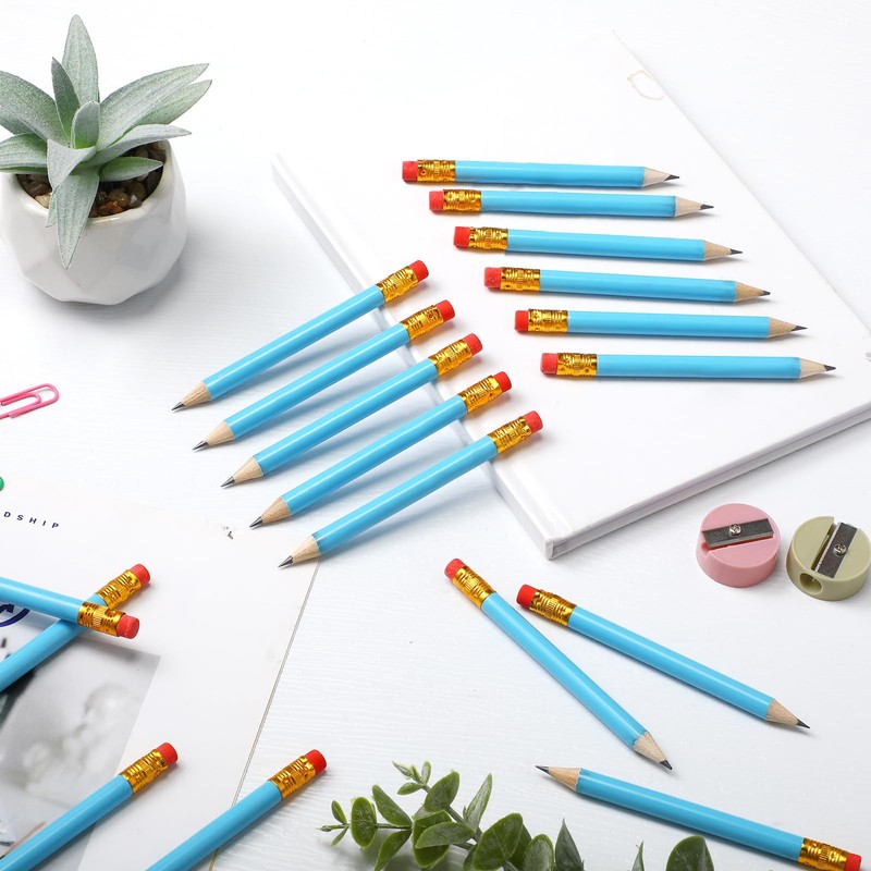 Outus 144 Pcs Mini Golf Pencils Bulk Half Pencils with