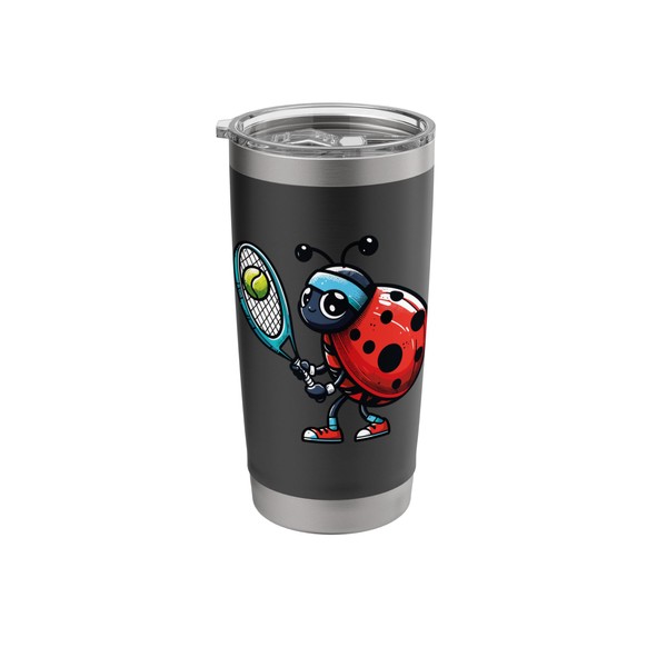 Ladybug Tennis Club Animals Sport Tournament Players Stainless Steel Insulated