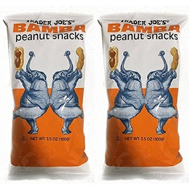 Trader Joe's Bamba Peanut Snacks, 3.5 oz (100g), 2 Bags