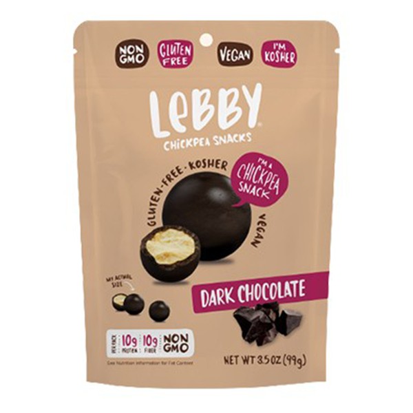 Lebby Chickpea Snacks Dark Chocolate 99g