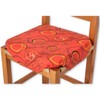 Canyon Cushion Chair Covers with Flaps - Bordeaux