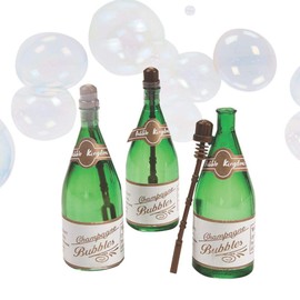 Champagne Bottle Bubbles - Wedding and Party 12 per Pack