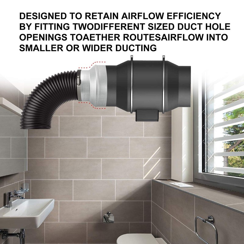 Duct Reducter 10 to 8 Air Ducting Reducer Increaser Air