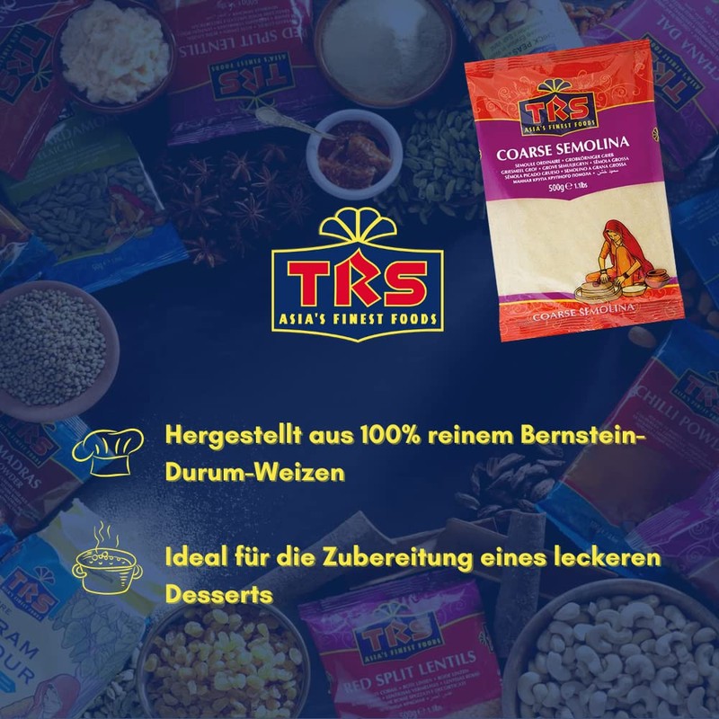 TRS Semolina Coarse, 1 x 500 g