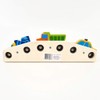 dasmöbelwerk Children's Coat Rack Wooden Car Coat Rack Hook Rack