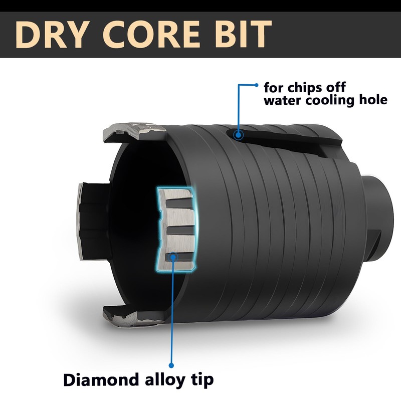 120mm 4-3/4 inch Dry Core Drill Bit with SDS Plus