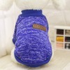 Idepet Pet Dog Classic Knitwear Sweater, Soft Fleece Coat for