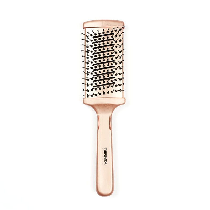Professional flat hair brush Termix gold rose small