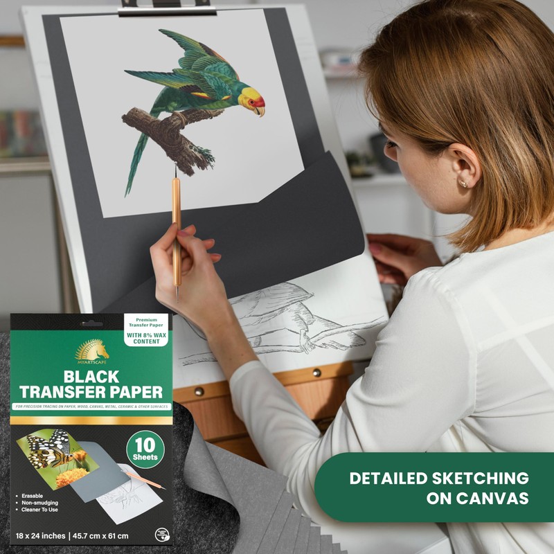 MyArtscape Graphite Transfer Paper, 18" x 24" - 10 Sheets