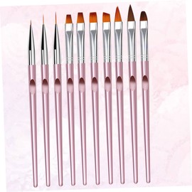 Ipetboom Professional Nail Art Pen Set 10pcs Nail Art Tools Brush Liner and Gems Ideal for Home Salon