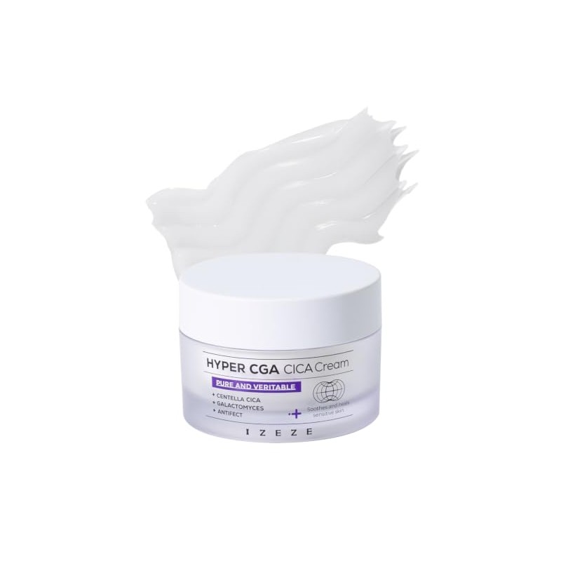 IZEZE Hyper CGA Cica Cream | Acne Prone Moisturizer, Blemish,