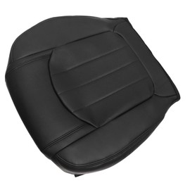 GXARTS Front Driver Side Bottom Lower Replacement Perforated Leather Seat Cover Black #193#192 Compatible with GMC Acadia Buick Enclave 2008 2009 2010 2011 2012