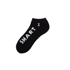Iconolaureate "Smart and Sexy Ankle Socks, Three Pairs Multi-Pack Box, One Size (Black)
