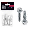 Taquete Expansin, 516, Tornillo, Bolsa 4 Pz Fiero 44361