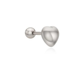 Plump Heart Piercing OTEP22301TSS Stone Color / 통통 하트 피어싱 OTEP22301TSS 스톤컬러