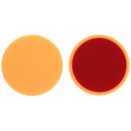 ALCLEAR 5516030AH Polishing Pad Against Holograms, Car Polishing Sponges, Diameter: 160 x 30 mm, Orange, Set of 2, Polishing Pad Polishing Pad Sponge Polishing Foam for Polishing Machine 5516030AH_2