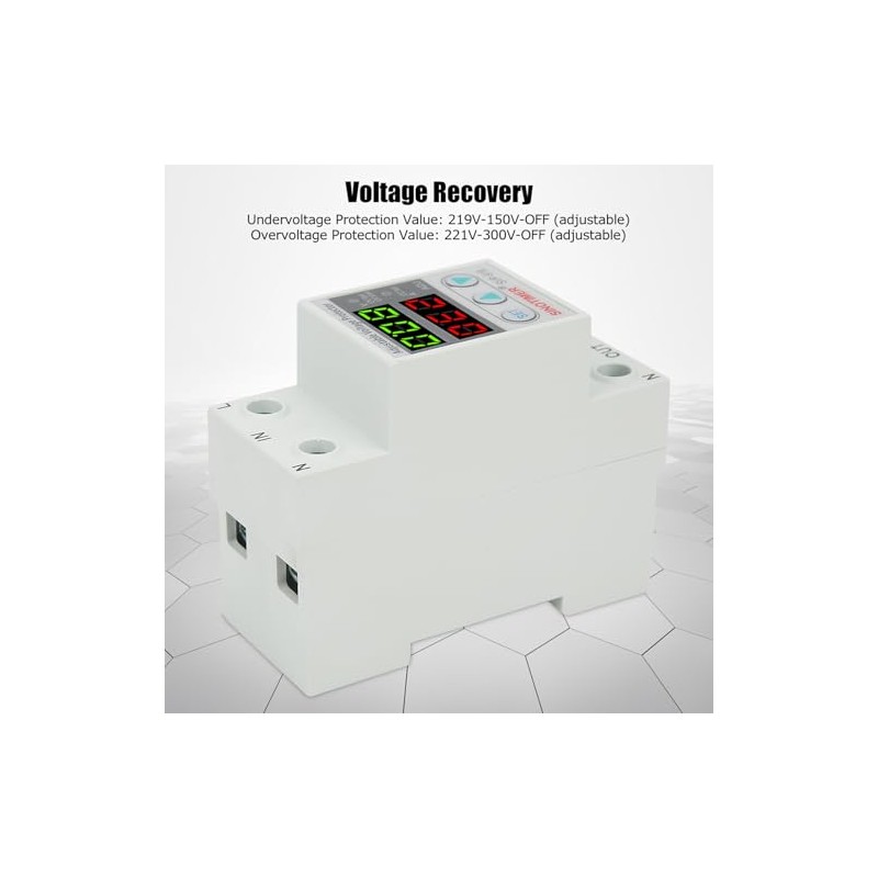 SVP-916 Voltage Current Protection Voltage Reset Protection Device Adjustable Recovery