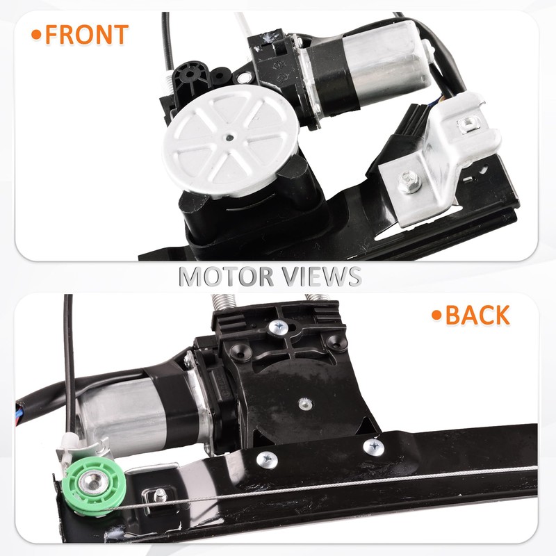 Predep Front Right Passenger Side Power Window Regulator with Motor