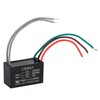3 Pcs 5 Wire Ceiling Fan CBB61 Capacitor for New