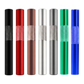 7 Pcs Reusable Metal Straws, Mini Metal Drinking Straws