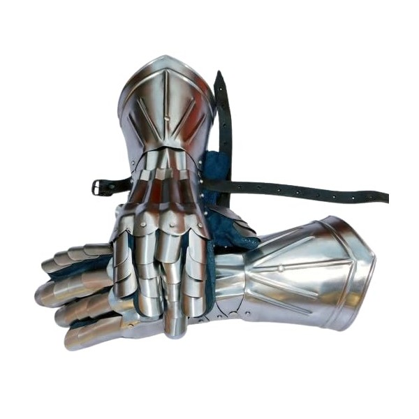 GO NAUTICAL INSTRUMENTS Medieval solid steel Knight Gauntlet Armor gloves