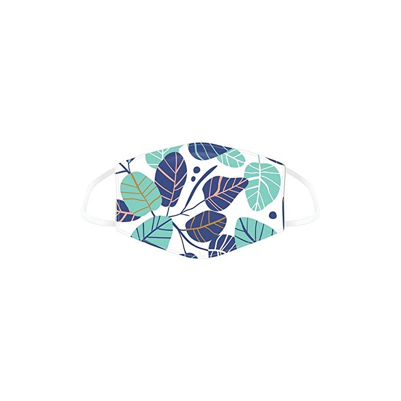 Panda Loco Leaves Summer Design- Reusable Adjustable Face Mask Covering
