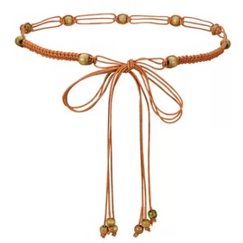 Muaquata Women's tassel belt hand woven belt Women's Bohemian Style for Dress Western Cowgirl Sweater Belt