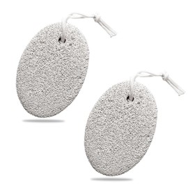 zoerbufan 2 Pack Pumice Stone for Feet/Hands/Body, Natural Lava Pumice Stone for Dead Hard Skin Removal, Foot Scrubber, White Calluse Remover, Foot File for Men/Women for Exfoliation