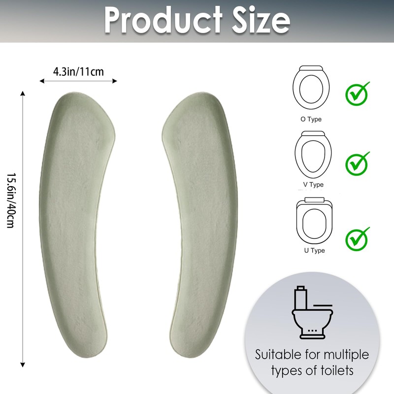 Thick and Elastic Toilet Seat Cover – Washable & Reusable
