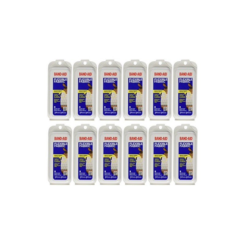 Band-Aid Flex Fabric Travel Pack - 8 Count, Pack of