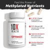 10X Health Optimize Methylated Multivitamin - 90 Capsules, 34 in
