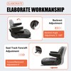Universal Fold Down Forklift Seat with Adjustable Angle Back,Armrest,Micro Switch