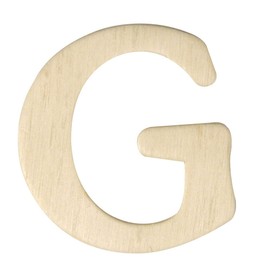 RAYHER 6160600 Wood Letters, 4 cm, G