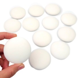 Smooth Surface Blank Mandala Stones for DIY Painting, Creative Art Supplies, Dotting art stones canvas, Blanck rock painting (2 inch (12 pack))