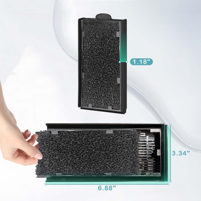 DEGGOX Filter Replacement 6 Count Replacement Filter Cartridges for QF-08