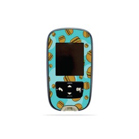 MightySkins Skin Compatible with Accu-Chek Guide - Burger Heaven | Protective, Durable, and Unique Vinyl Decal wrap Cover | Easy to Apply, Remove, and Change Styles | Made in The USA