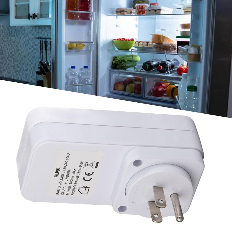 Walfront - Protector de Voltaje Eléctrico para Refrigerador Enchufe de