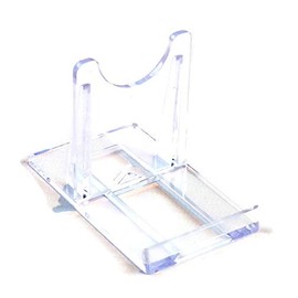 Leeds Display : BR50CT : 10 x Adjustable Sliding Plastic Stands : 5cm, 2" : Plate Support