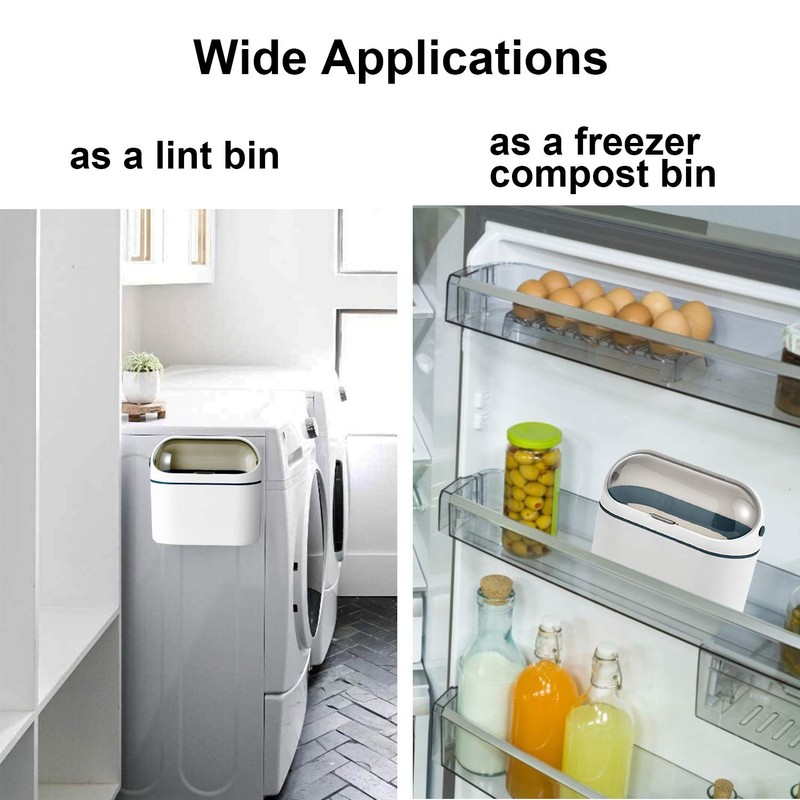 LALASTAR Lint Bin, Mini Desktop Trash Can with Lid for