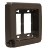 Intermatic WP7200BR Low-Profile Extra-Duty Weatherproof 2-Gang Cover, Bronze - Expandable