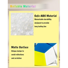 ROXENDA 2x2 Dodekaeder Zauberwürfel Megaminx Cube Cubing Puzzle Klassenzimmer Smooth Puzzle Würfel Spielzeug